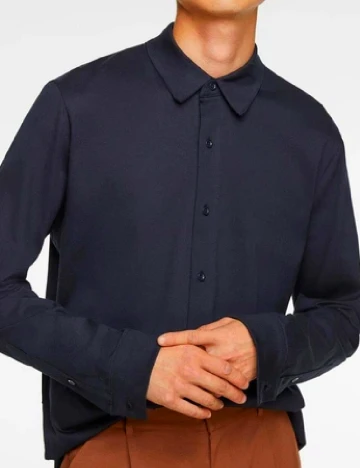 Camasa Zara, bleumarin