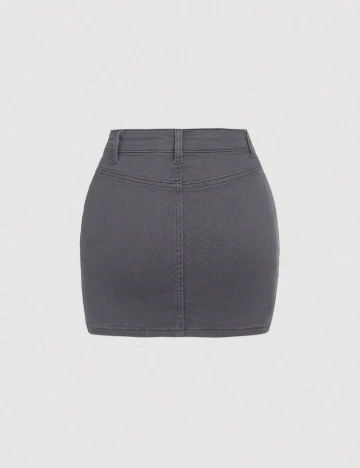 Fusta Shein Kids, gri