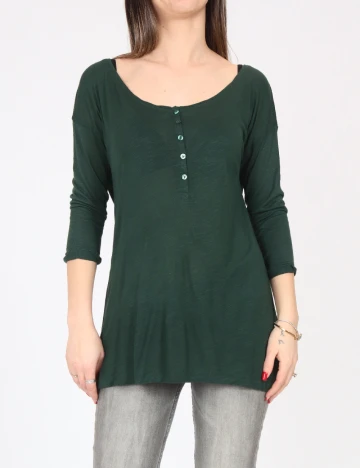 Bluza Oversize Pull&Bear, verde