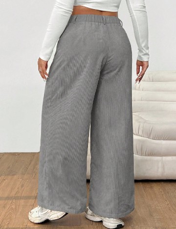 Pantaloni SHEIN CURVE, gri