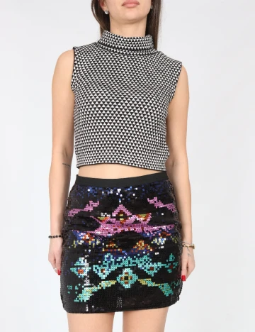 Fusta Bershka, mix culori