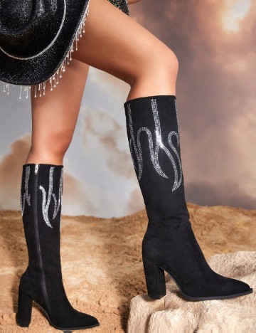 Cizme SHEIN, negru
