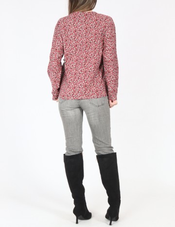 Bluza Zara, rosu/gri