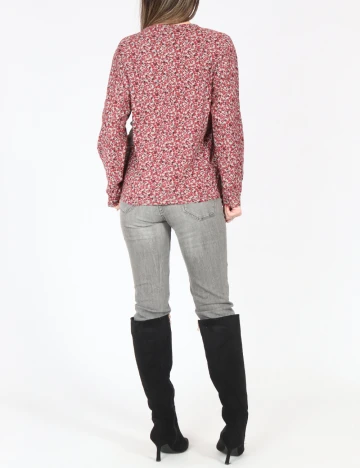 Bluza Zara, rosu/gri