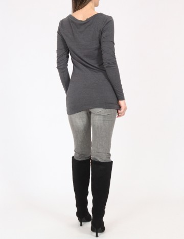 Bluza Pull&Bear, gri