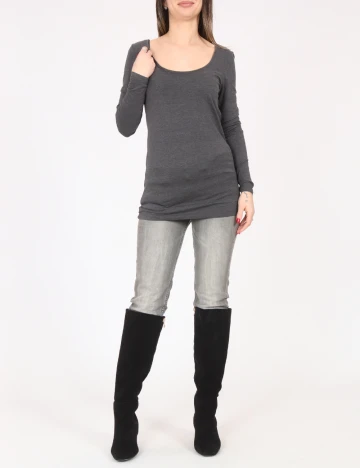 Bluza Pull&Bear, gri