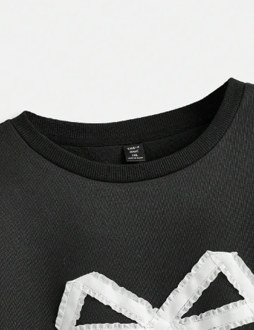 Bluza SHEIN CURVE, negru