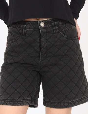 Pantaloni scurti Bershka, negru