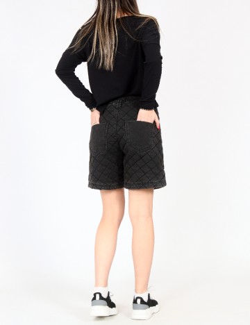 Pantaloni scurti Bershka, negru