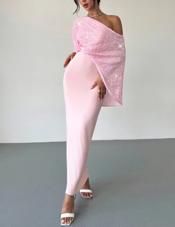 Rochie lunga SHEIN, roz