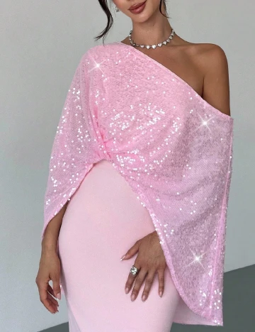 Rochie lunga SHEIN, roz