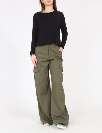 Pantaloni Bershka, verde