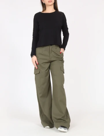 Pantaloni Bershka, verde