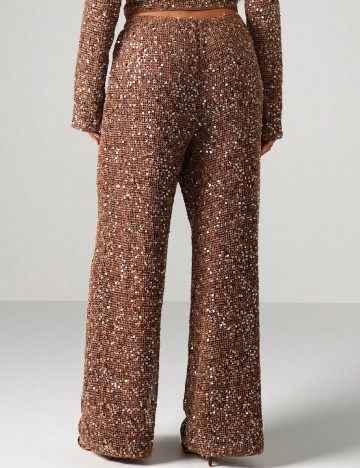 Pantaloni Missguided, maro