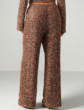 Pantaloni Missguided, maro