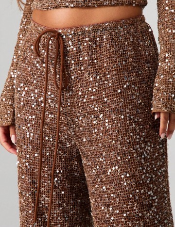 Pantaloni Missguided, maro