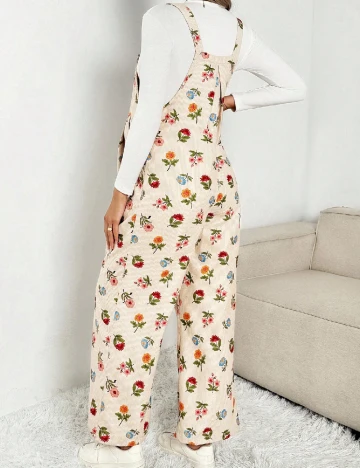 Salopeta SHEIN Maternity, floral print