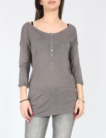 Bluza Pull&Bear, gri