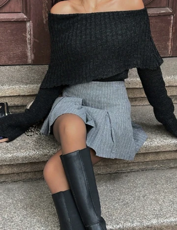 Bluza SHEIN, gri inchis