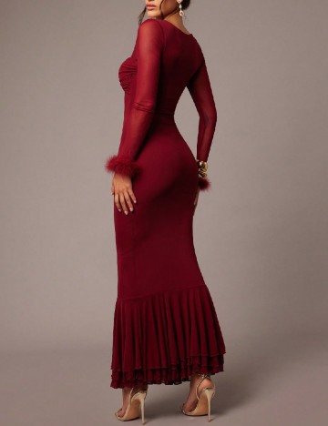 Rochie lunga SHEIN, rosu