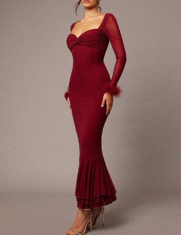 Rochie lunga SHEIN, rosu