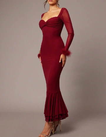 Rochie lunga SHEIN, rosu