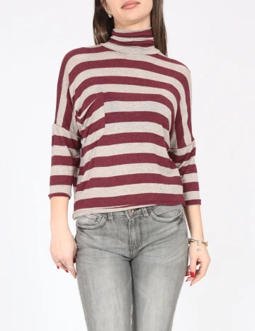 Bluza Zara, visiniu/gri