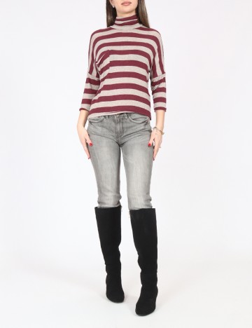 Bluza Zara, visiniu/gri