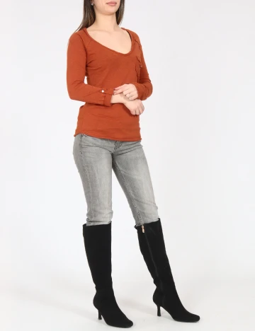 Bluza Zara, caramiziu