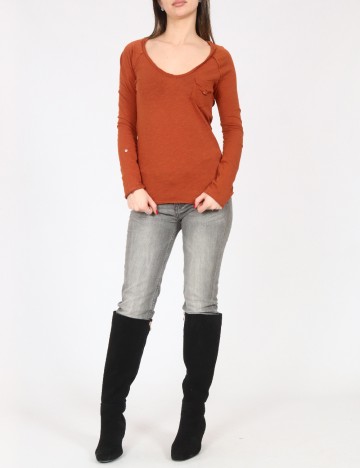 Bluza Zara, caramiziu