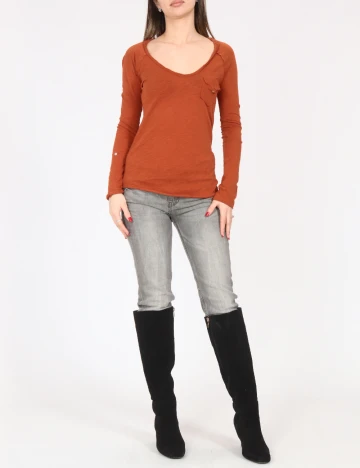 Bluza Zara, caramiziu