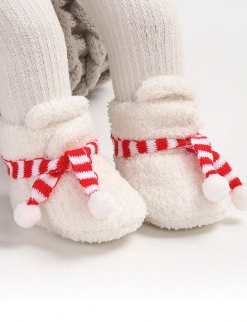 
						Papuci de Casa Shein Kids, alb