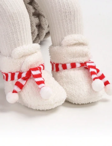 Papuci de Casa Shein Kids, alb