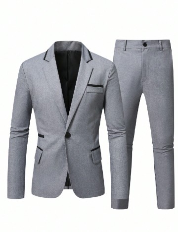 
						Costum SHEIN Plus Size Men, gri