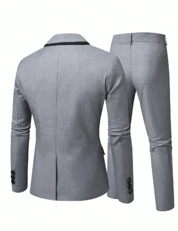 Costum SHEIN Plus Size Men, gri