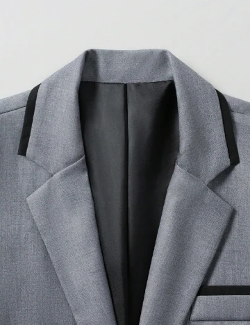 Costum SHEIN Plus Size Men, gri