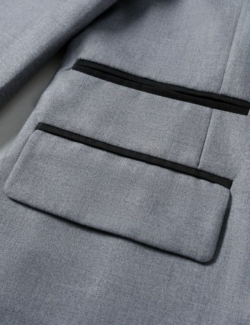 Costum SHEIN Plus Size Men, gri