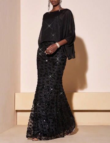 Rochie lunga SHEIN, negru