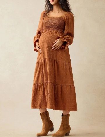 Rochie medie SHEIN, maro