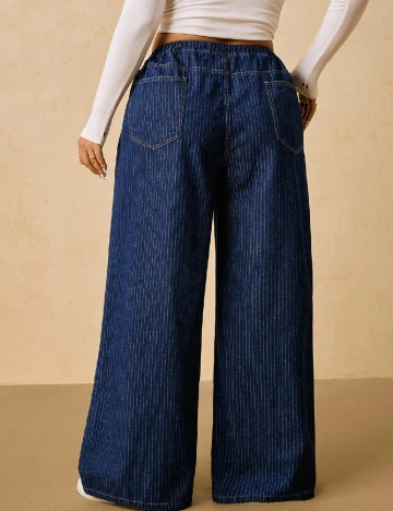 Blugi SHEIN CURVE, bleumarin