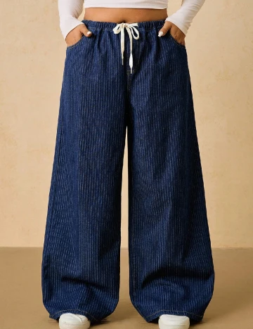 Blugi SHEIN CURVE, bleumarin