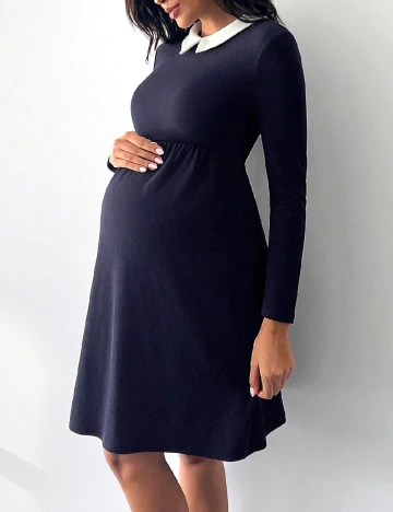 Rochie scurta SHEIN Maternity, bleumarin