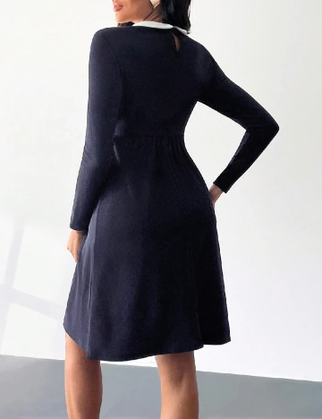 Rochie scurta SHEIN Maternity, bleumarin