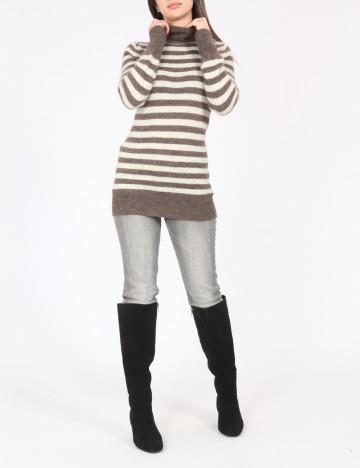 Bluza Zara, maro/ecru