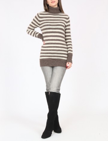 Bluza Zara, maro/ecru