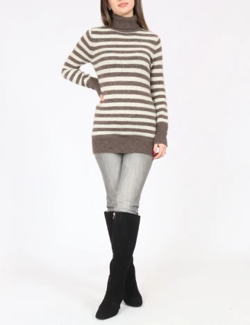 Bluza Zara, maro/ecru