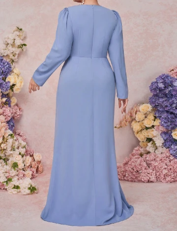 Rochie lunga SHEIN CURVE, albastru