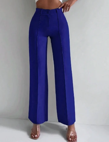 Pantaloni SHEIN, bleumarin