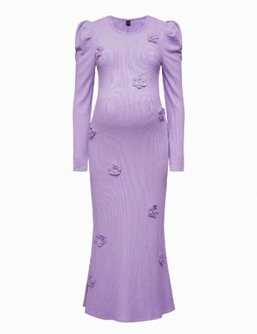 
						Rochie lunga SHEIN Maternity, lila
