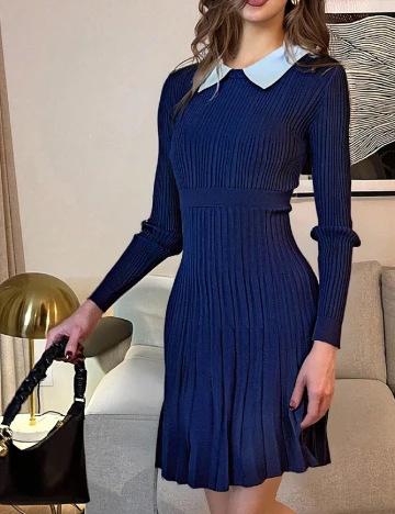 Rochie scurta SHEIN, bleumarin